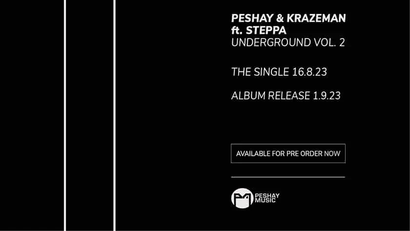 Underground Vol. 2 is available for pre order now from Peshay.com